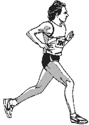 athletic runner