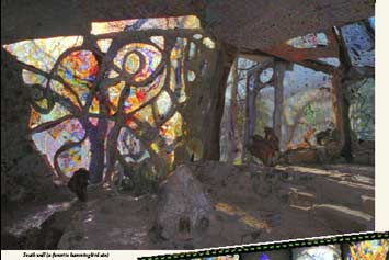 South wall (a favorite hummingbird site)