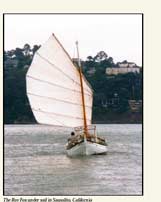 The Roy Fox under sail in Sausalito, California