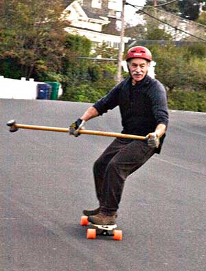 Lloyd using his Kahuna Big Stick